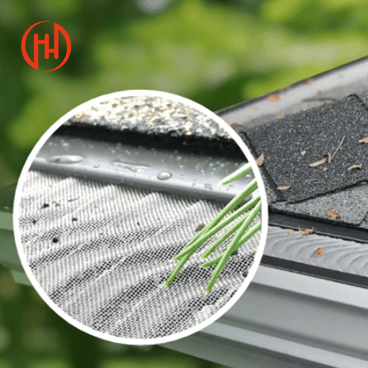 Gutter Downspout Mesh Cover Gutter Guard Leaf Filter Aluminum