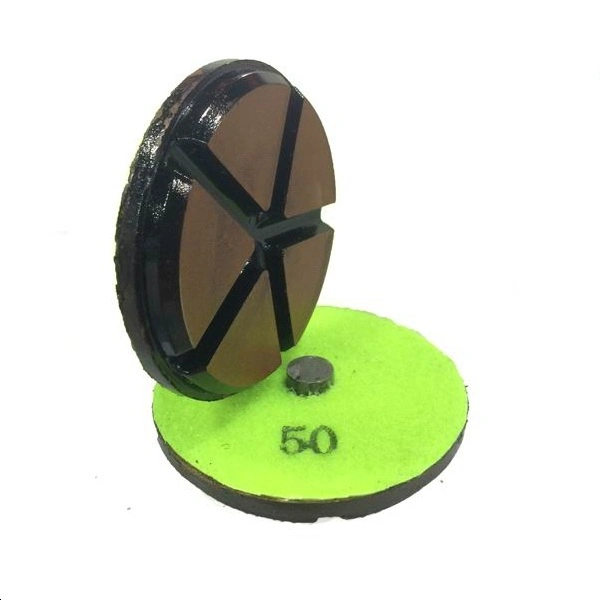 80mm Concrete Floor Polishing Transitional Ceramic Grinding Disc