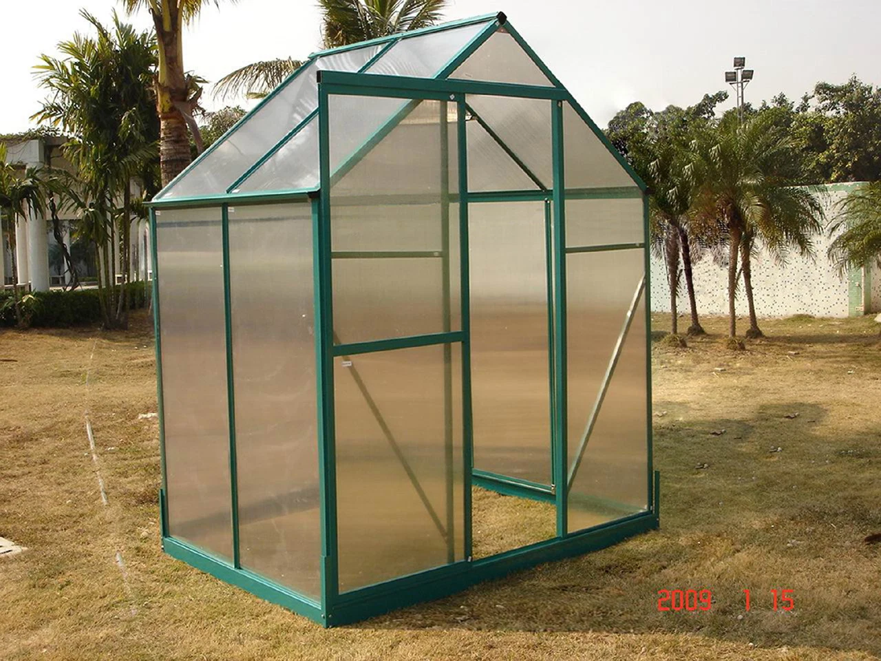 Construções prefabricadas da Estrutura de alumínio Vidro Sunroom Hobby Flower Garden Emissões