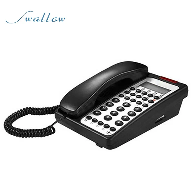 Cheap Hotel Telephone Phone for Star Hotels with Customized Logo or Brand Swallow