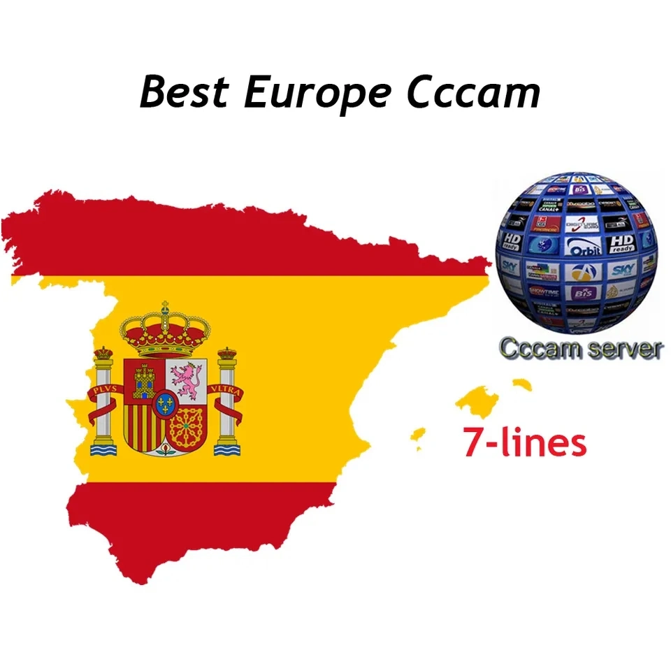 HD 2023 Oscam Cccam Lines Cccam Europa Slovakia Poland 4K Free Watch German Football 8-Line Satellite Receiver Icam Cccam