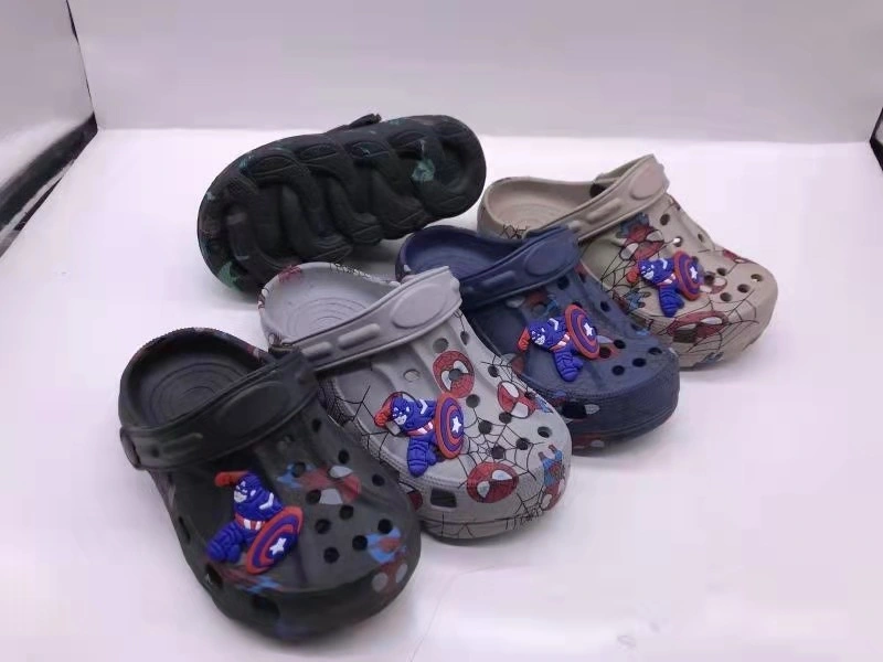 China Wholesale Original Factory Boys Girls Children's Clogs EVA Cartoon Clogs Sandal Breathable Kids Garden Shoes