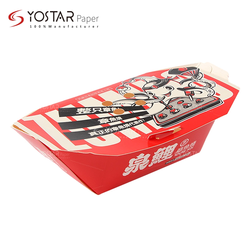 Customized Disposable Snack and Food Packaging Paper Box