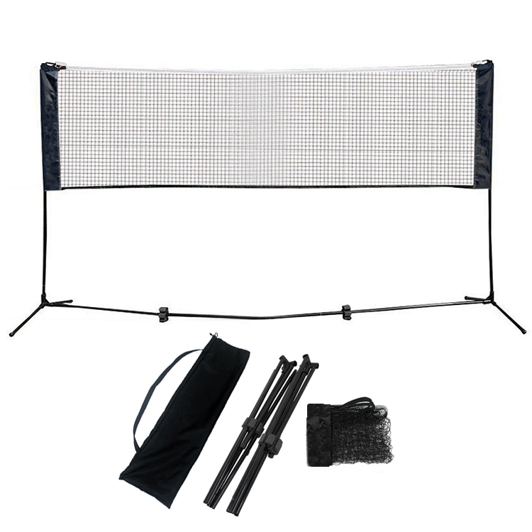 4m de hauteur réglable de pliage Badminton portable définissez net