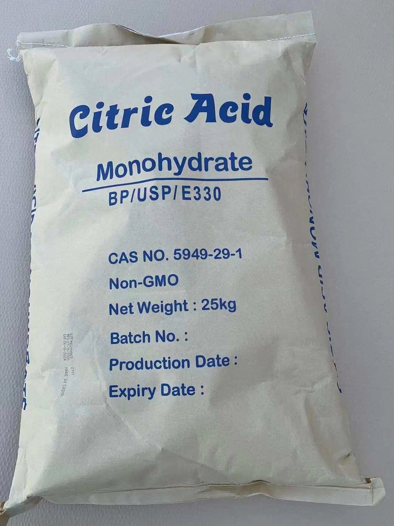 2023 Year Wholesale/Supplier Price Citric Acid Mono Anhy Ensign Ttca Rzbc Brand