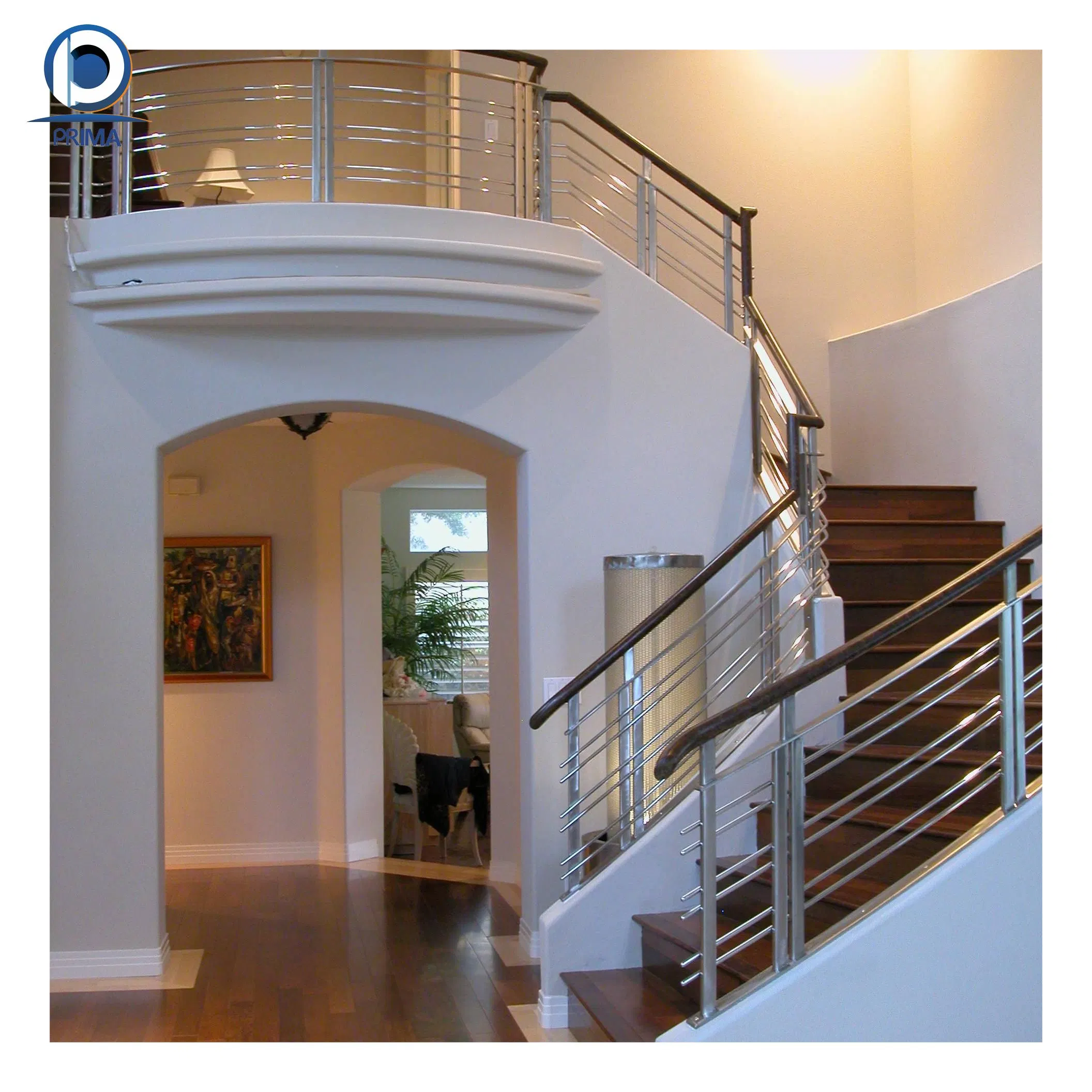 Prima Steel Staircase Custom Curved Staircase Modern Stairs