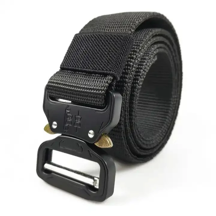 Tactical Belt Webbing Custom Military Belt Metal Buckle Belt Army Military Men Belt