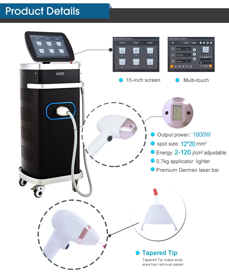 ADSS 1600W Diode Laser Hair Removal System