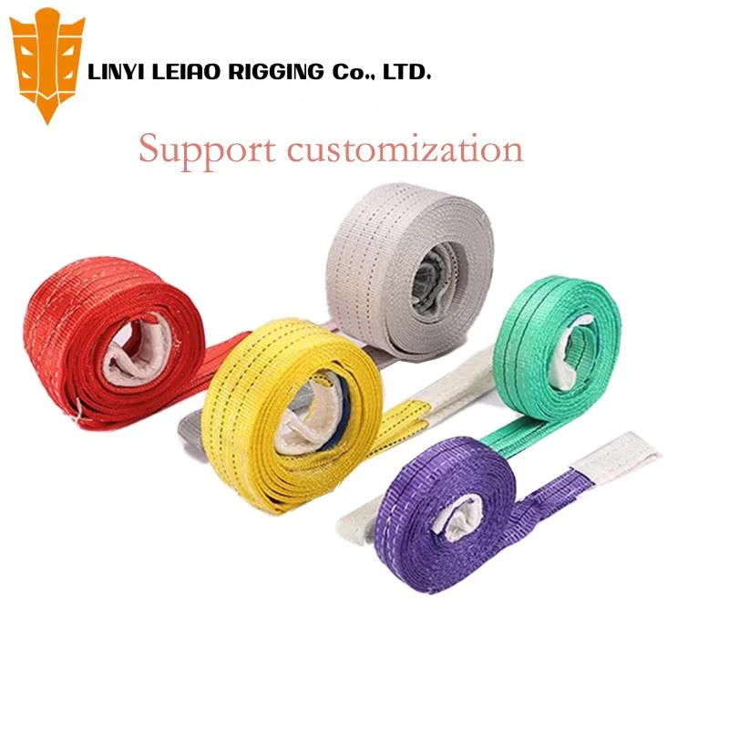 Factory Price High Durability Flat Lifting Webbing Sling Belt China Manufacture