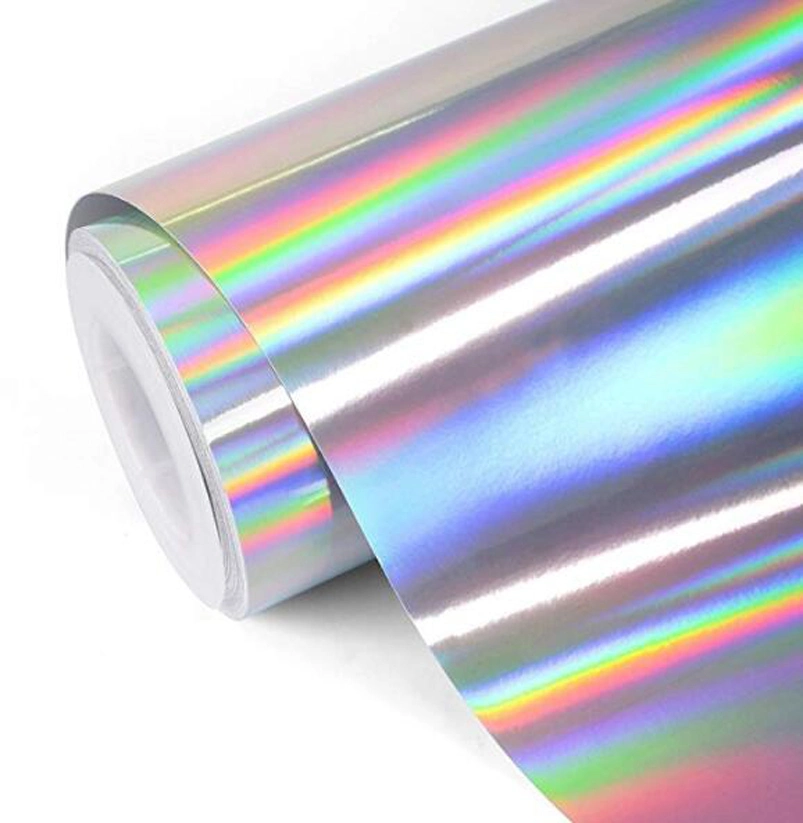 Schillernde Heat Transfer Vinyl Holografische Film DIY Schneidfolie