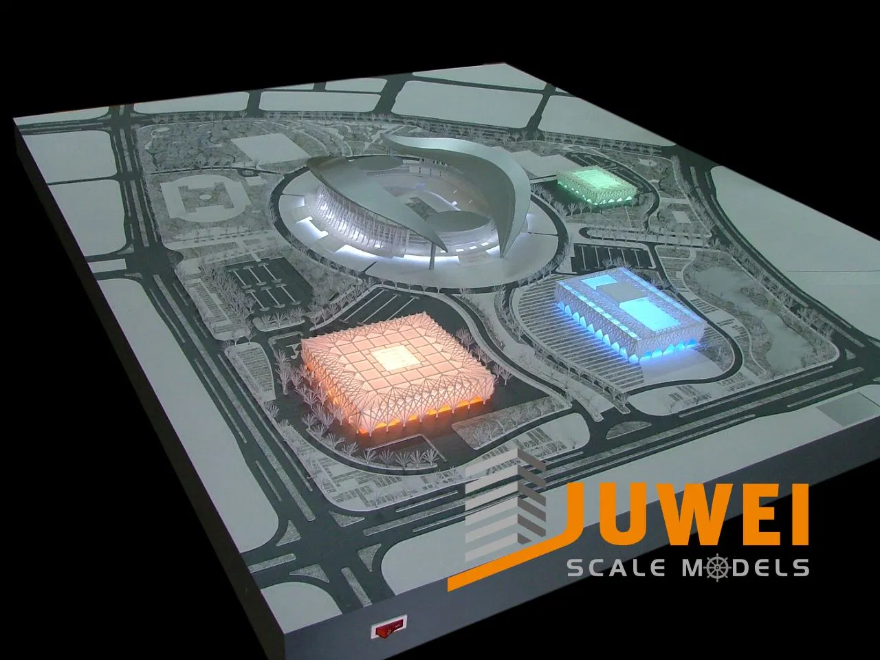 Architectural Design Model of Public Sports Center (JW-121)