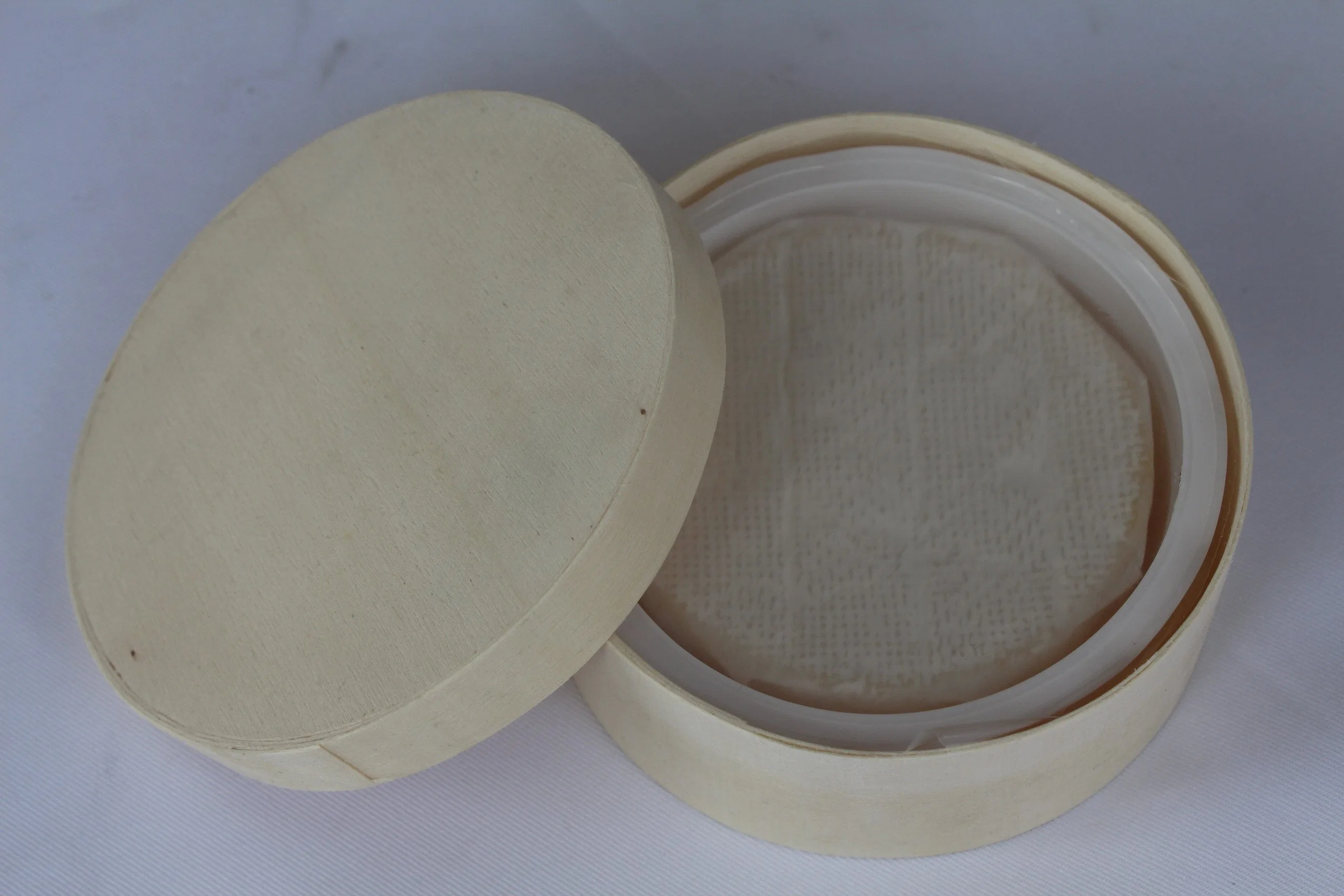 Whole Sale Custom Size and Shape Small Round Rectangle Square Heart Shape Wood Veneer Mache Cheese Boxes with Lids