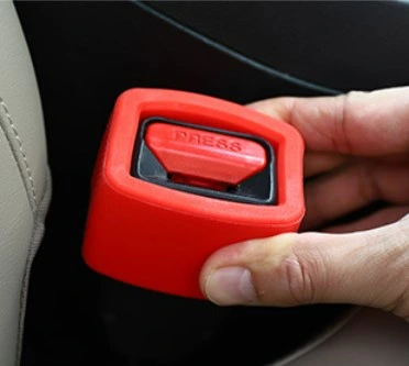 Silicone Car Seat Belt Slot Locator Clip