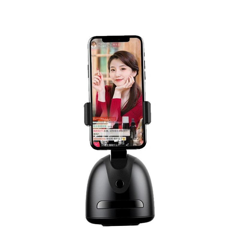 Suivi de visage cellulaire support de téléphone portable téléphone de bureau support avec 360 faire pivoter le socle pour appareil photo Smart Object Track pour iOS Android