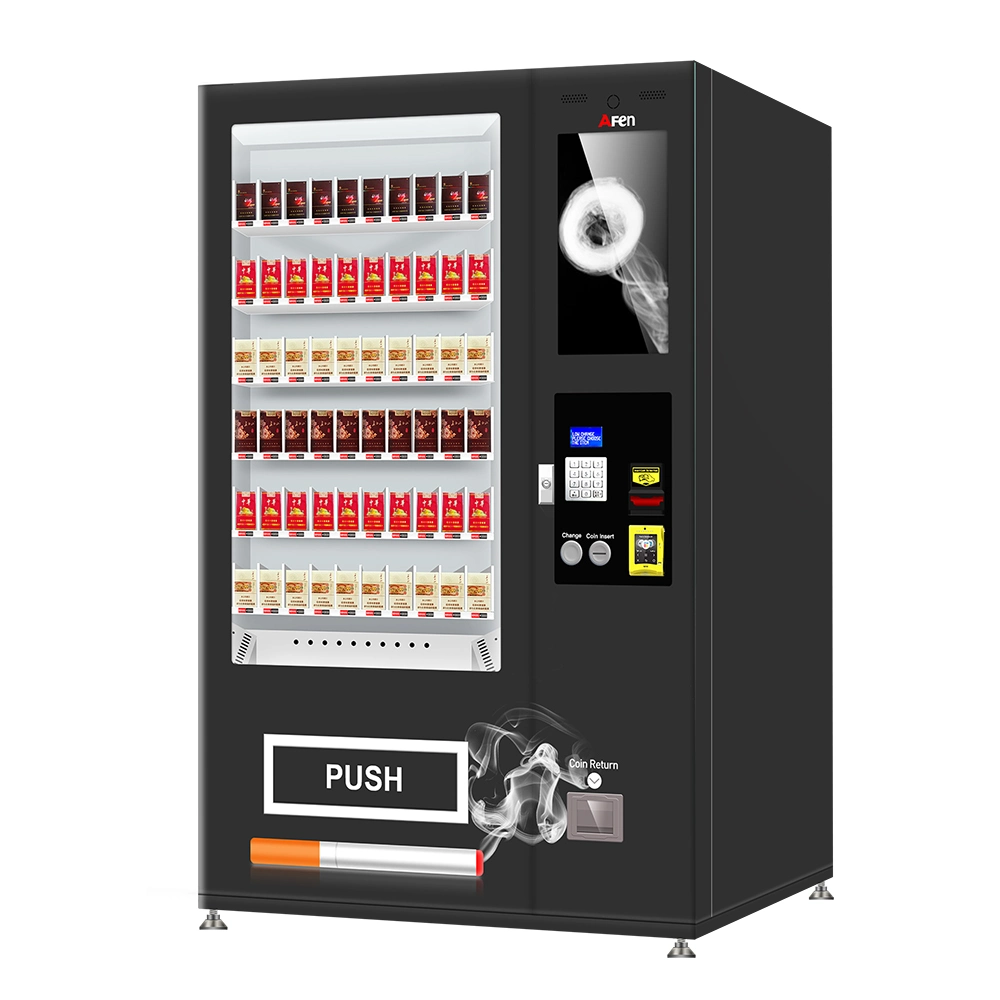 Afen Top Selling Products Biscuit Cola Drinks Cigarette Automatic Extensible Vending Machine