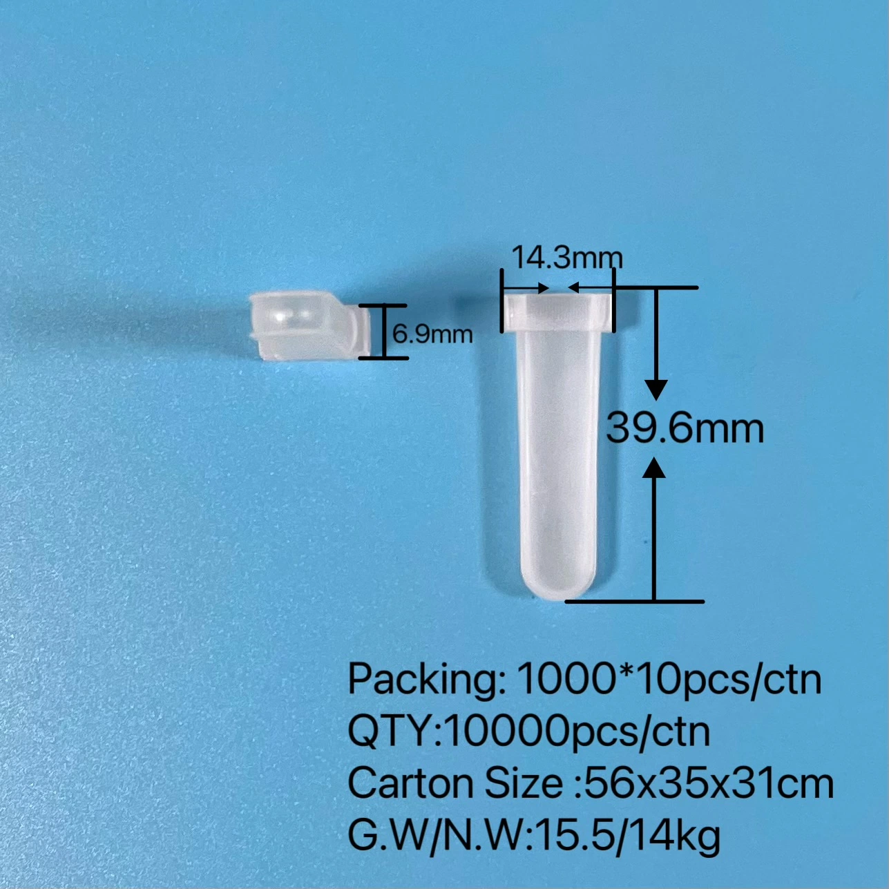 Farbverdünnungsküvette für Kunststoffproben für Abbott Architect i2000 Sr-Analyzer