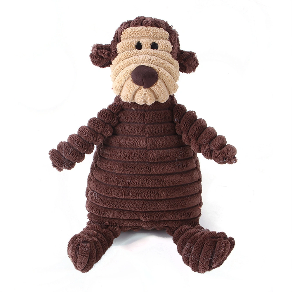 Peluche pour animaux jouets dents propres entraînement Corduroy chat chien Chew Jouets