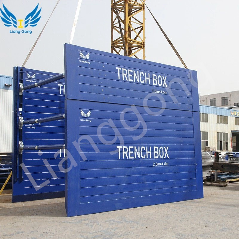 Lianggong Made Trench Box Supporting System for Pipes Excavation Construction