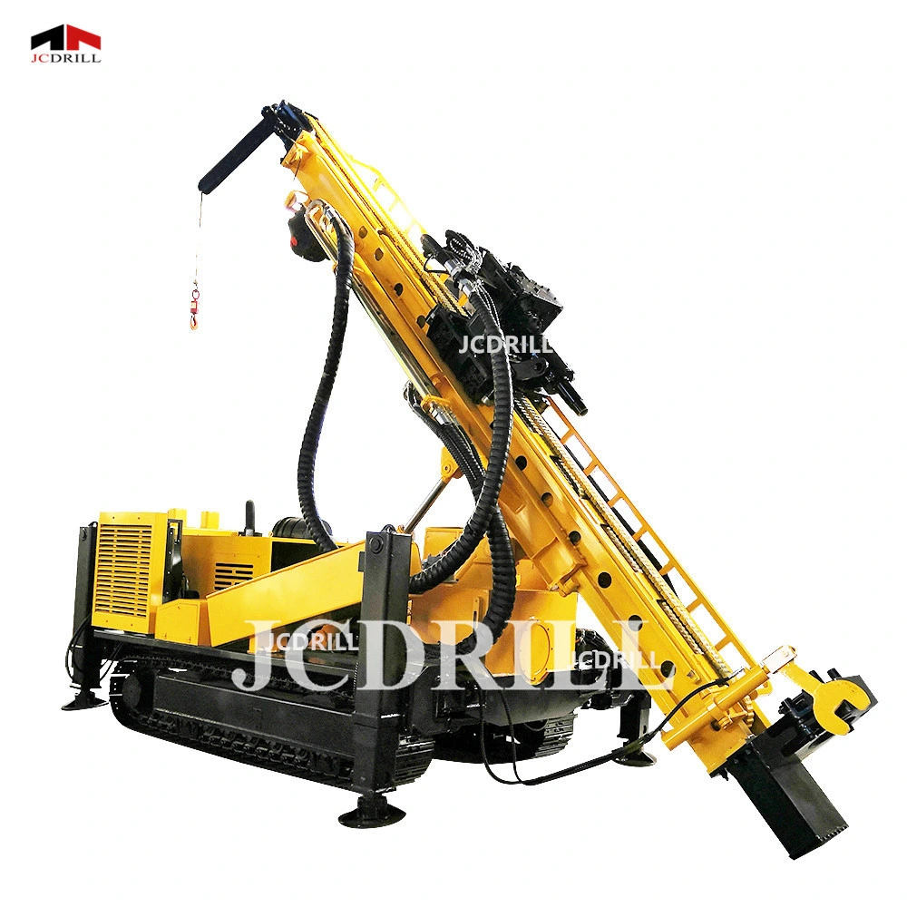 Crawler Rotary Hydraulic Reverse Circulation RC DTH Rock Drilling Rig Equipment for Soil Sampling, Mining and Water Well Borehole Drilling