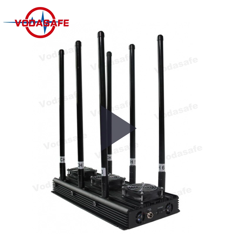 150 M Jamming 2g 3G 4G WiFi GPS VHF UHF Remote Control Bomb Signal Jammer Equip with Car Battery Vehicle Bomb Signal Jammer