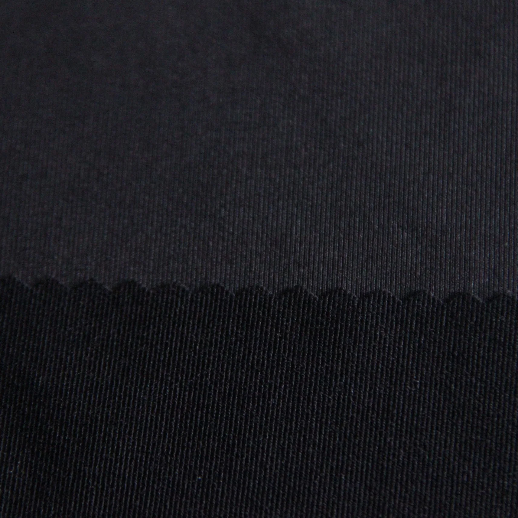 88%Nylon 12%Spandex Black Plain Knitting Jersey Fabrics 300GSM for Apparel/Sportswear/Swimming