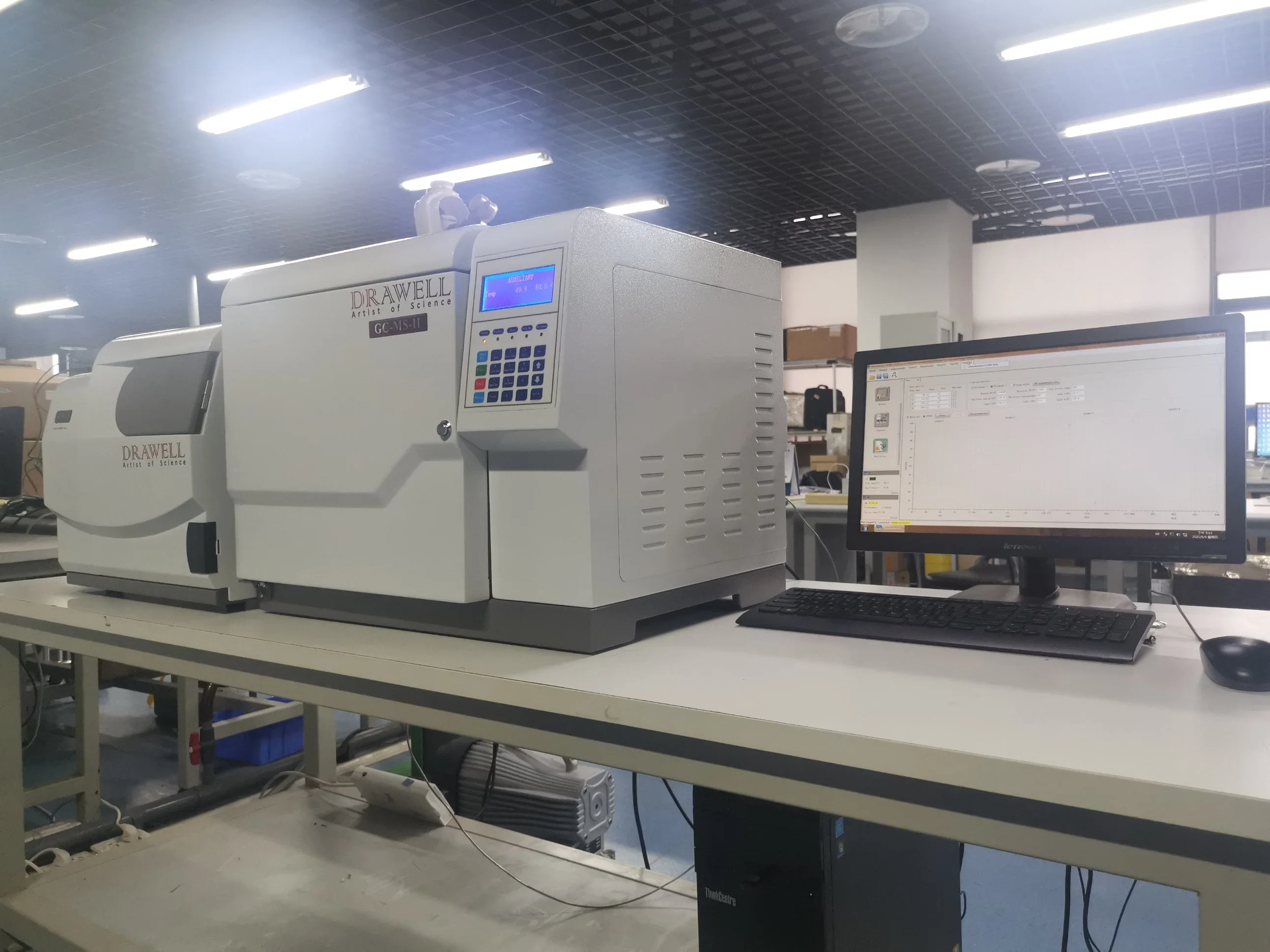 Análisis de los COV de espectroscopia de cromatografía de instrumento Gc Ms espectrómetro de masas Cromatografía de gases