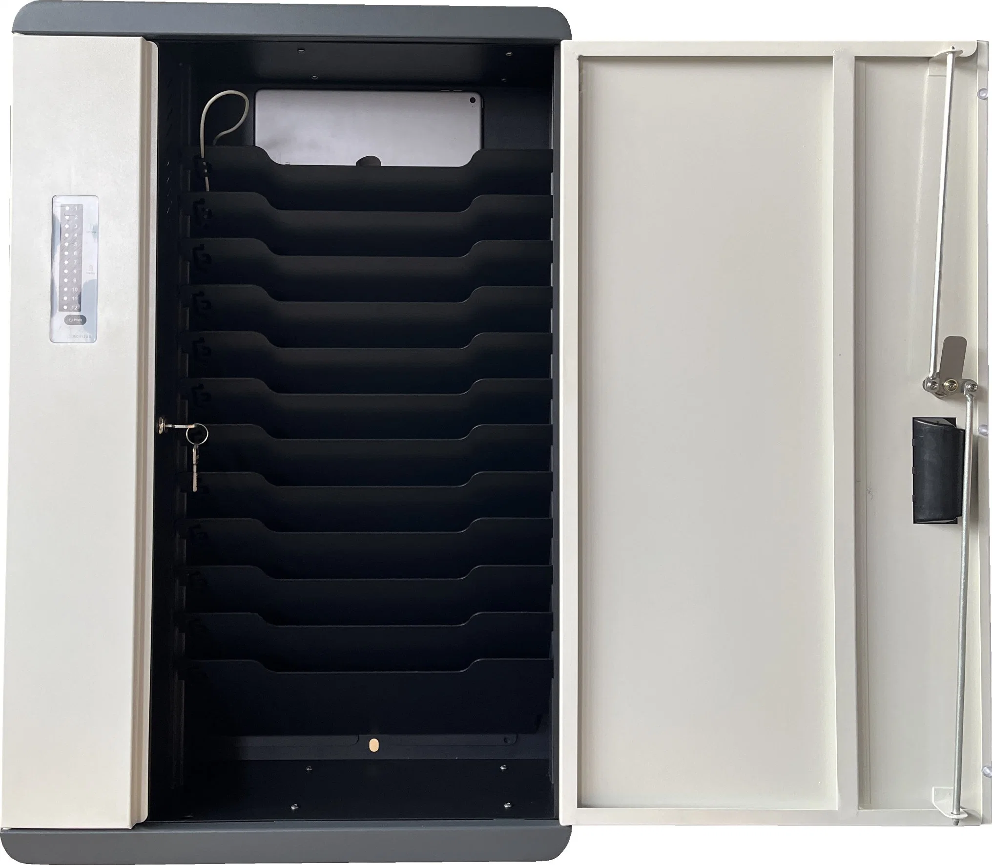 Wall Mounted iPad USB Charging Cabinet with LED Indicator