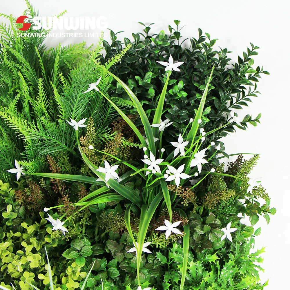 Decorative Outdoor DIY Artificial Vertical Garden with Foliage