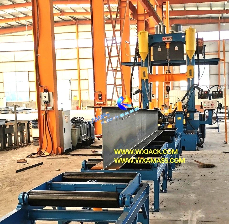 Fit up Full Assembly Welding Straightening H Beam Fabrication Equipment Steel Structure