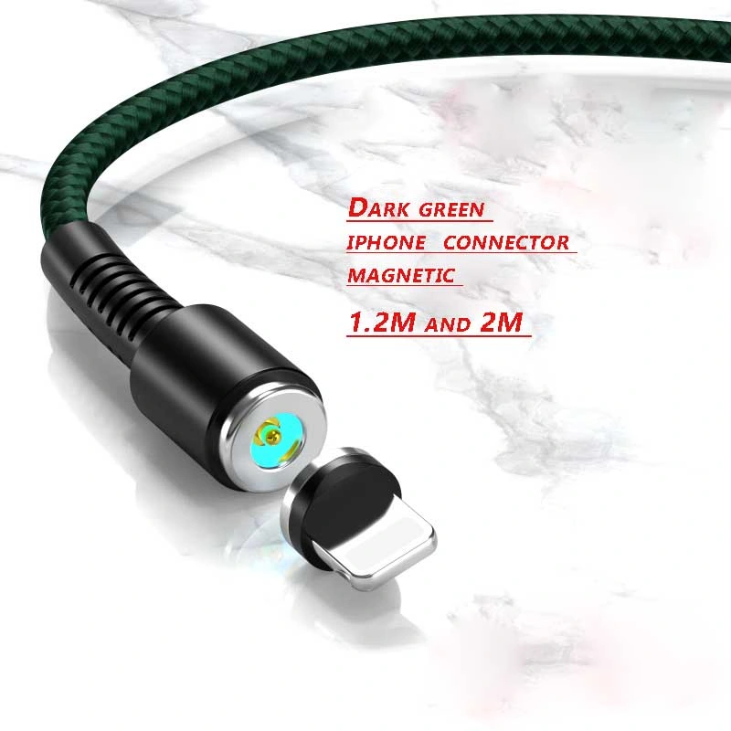 Magnetic Charger 3 in 1 Fast Harger USB Cable for Mobile Phones