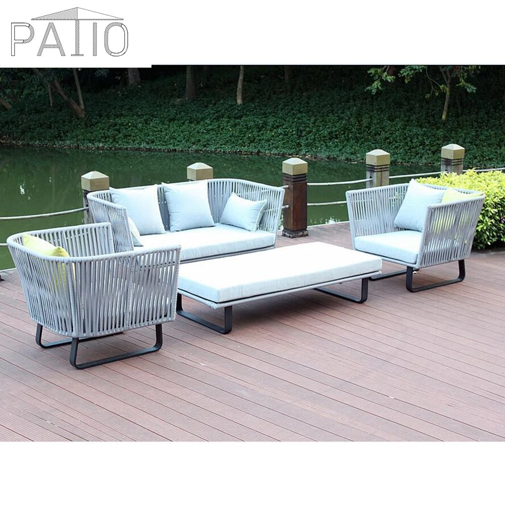 Outdoor Gartenmöbel Wasserdichte Sonnenschirm Yard Seil Home Sofa-Set