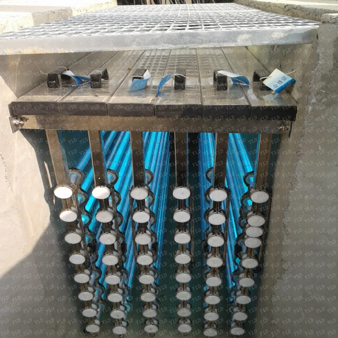 40000m3/H Open Channel UV Lamp System in Water Treatment Plant