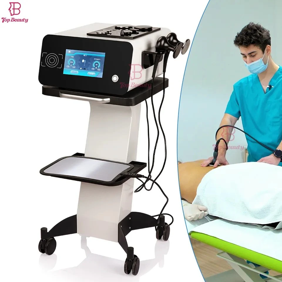 Tecar Therapy Indiba Radiofrecuency RF Diathermy Cet Ret Currents of High Frequency Fisioterapia Machine