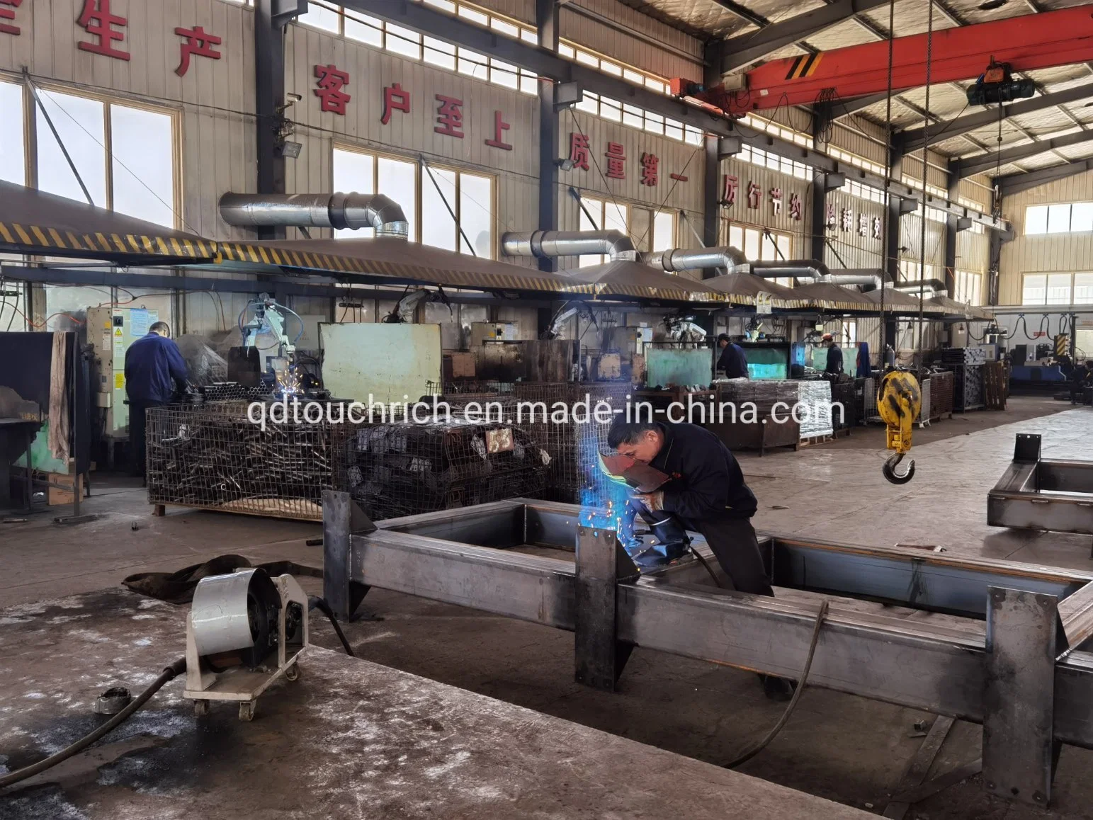 China Steel Fabrication Company Custom Heavy Welding Metallrahmen Verarbeitung