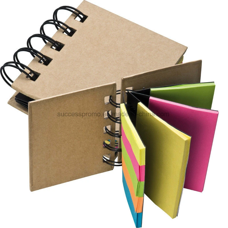 Small Ring-Binder with Coloured Memo Strips