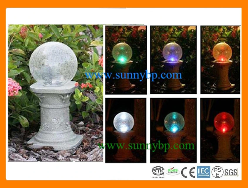 Waterproof IP68 LED Ball Solar Garden Lamp