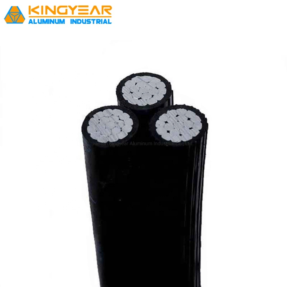 0.6/1kv Triplex AAAC Cable mensajero neutral 2/0 AWG Cyclops Cable Triplex