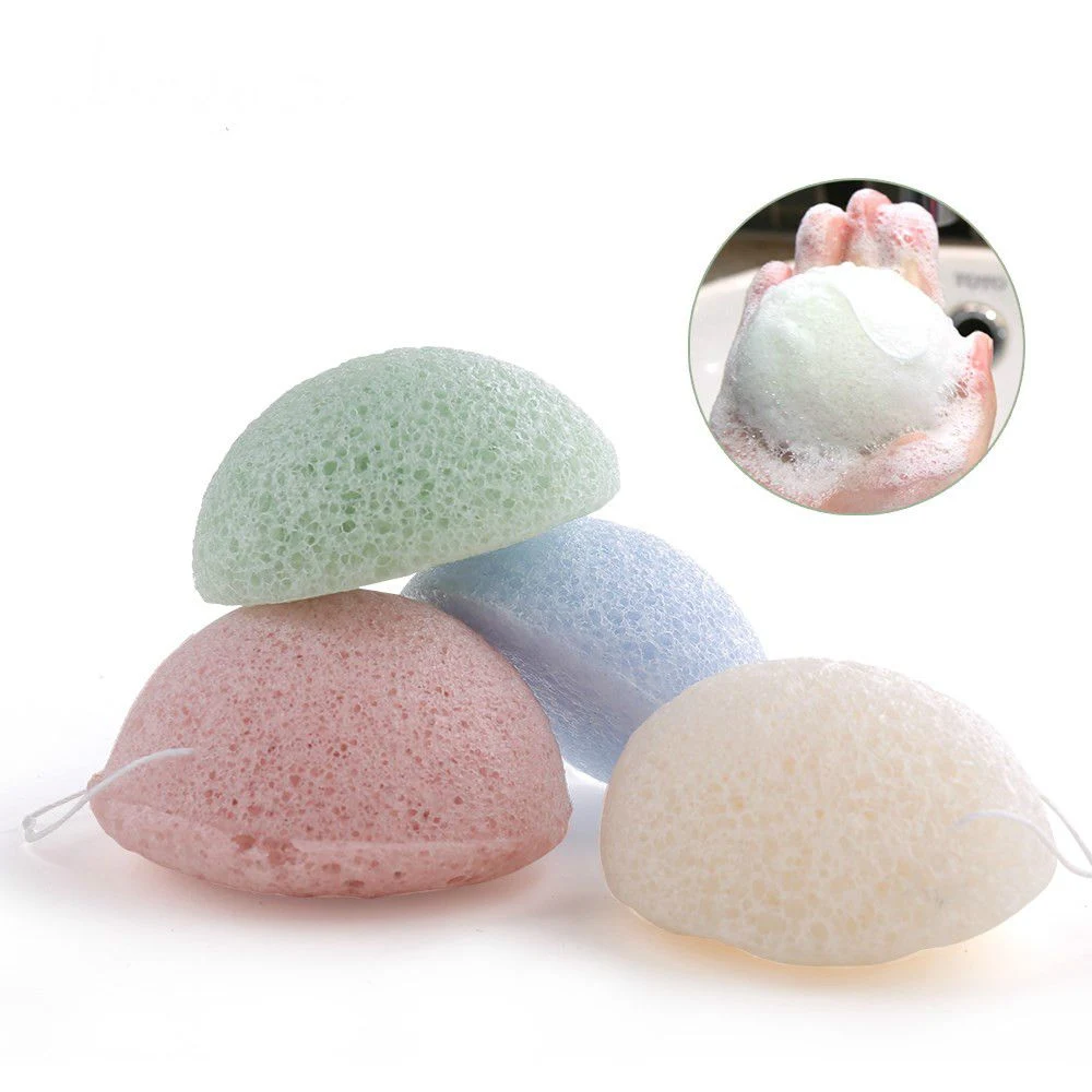 100% Biodegradable Konjac Sponge Natural Sponge Washer for Oily Skin