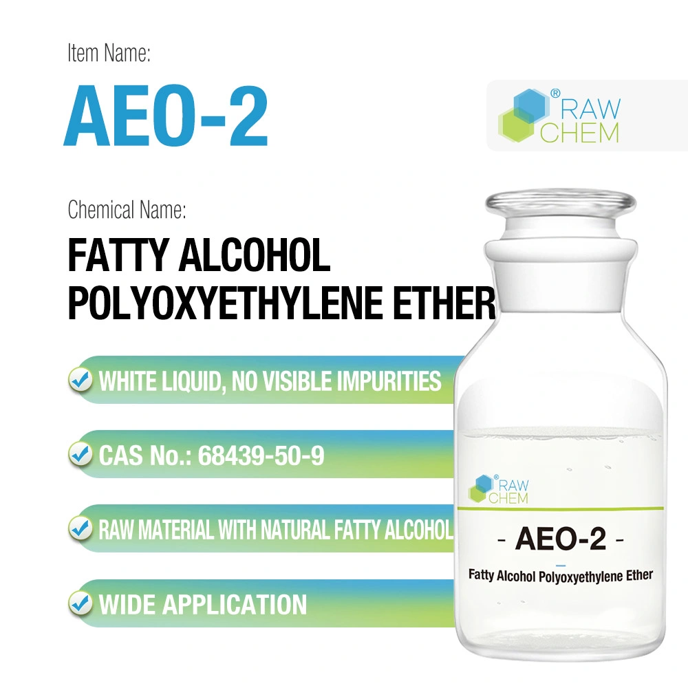 AEO-2 Fatty Alcohol Ethoxylated 2EO with Easily Biochemical Degradation