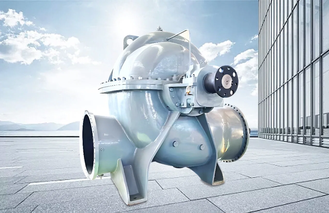 Corrosion-Resistant Double-Suction Water Pump - Flow Rate: [4675m&sup3; /H], Head: [82.6m], Power: [1200kw]