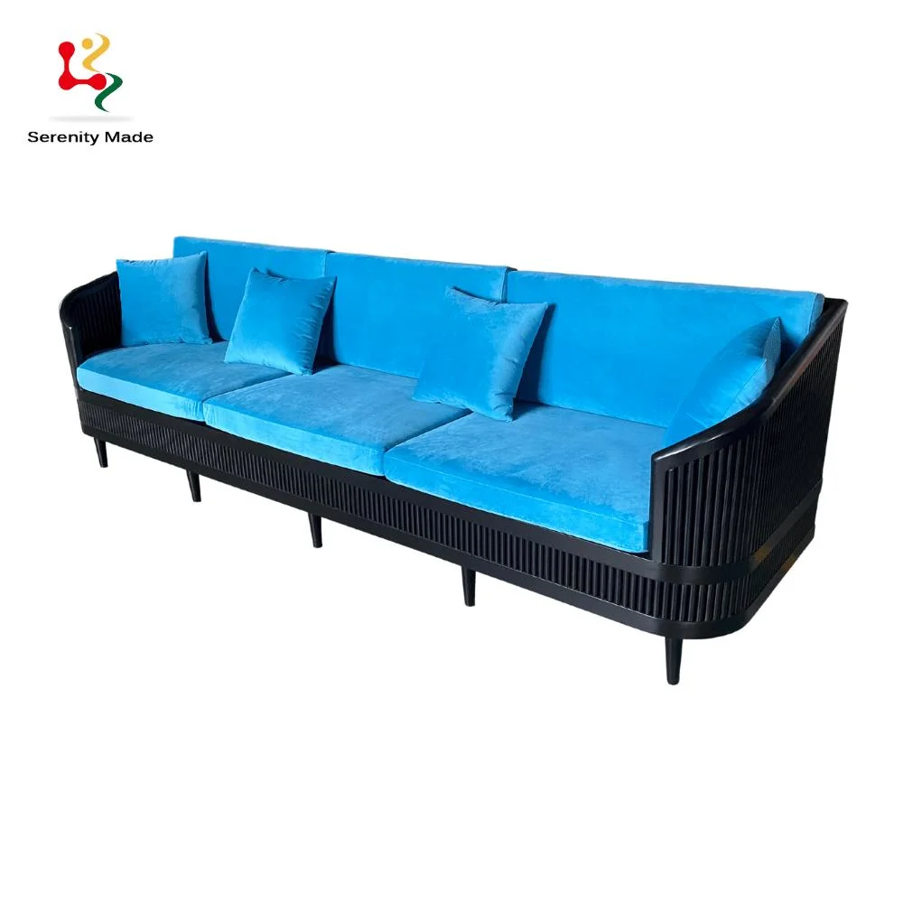 Custom Made Cafeteria Furniture Fast Food Restaurant Furniture Sofa Booth with Armrest