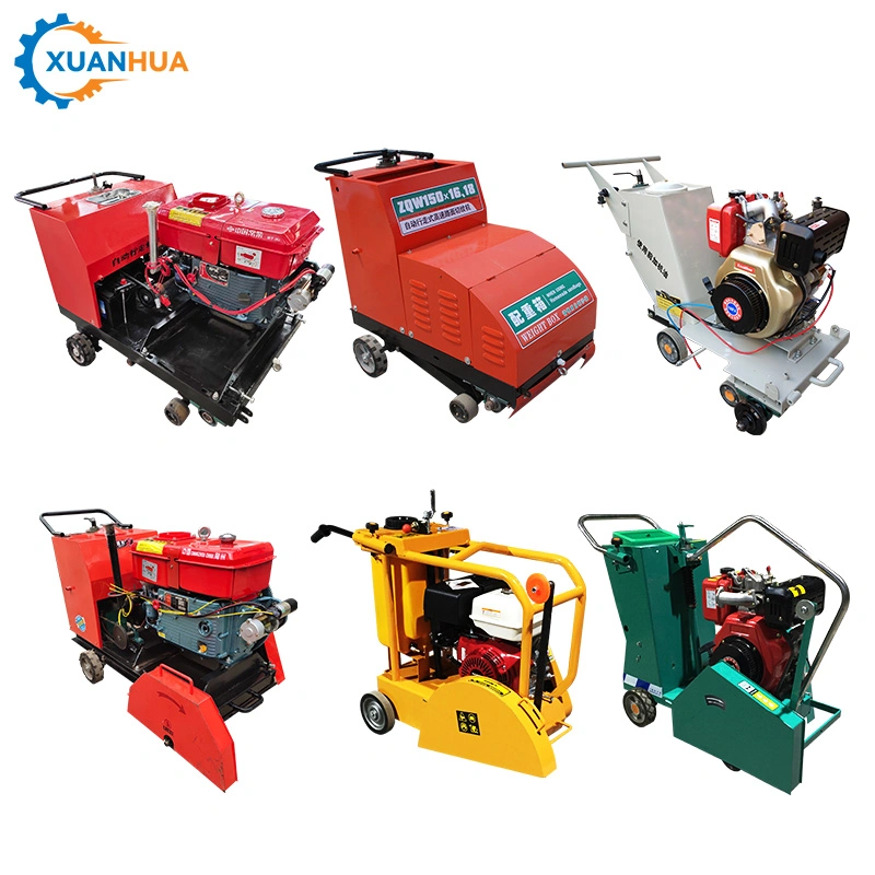 Gasoline Diesel Road Cutting Cement Electric and Engraving Machine Cement Concrete Pavement Carving Machine