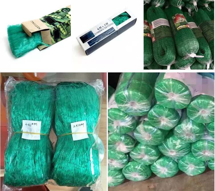 Ustomized Agriculture Green Color 30GSM Knitted Bird Netting