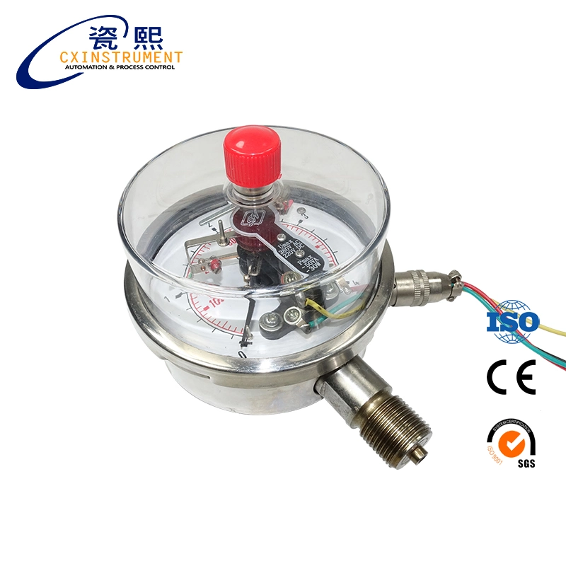 Cx-Pg-Sp Electric Contact Glycerine Pressure Gauge