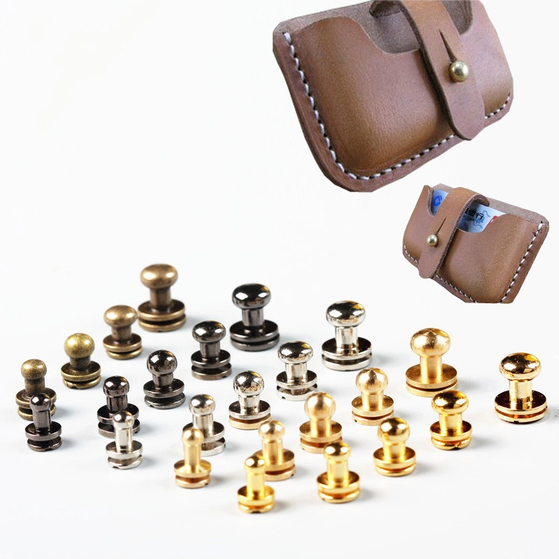 Round Head Stud Screw Knob Nail Rivet Studs Handbag Accessories