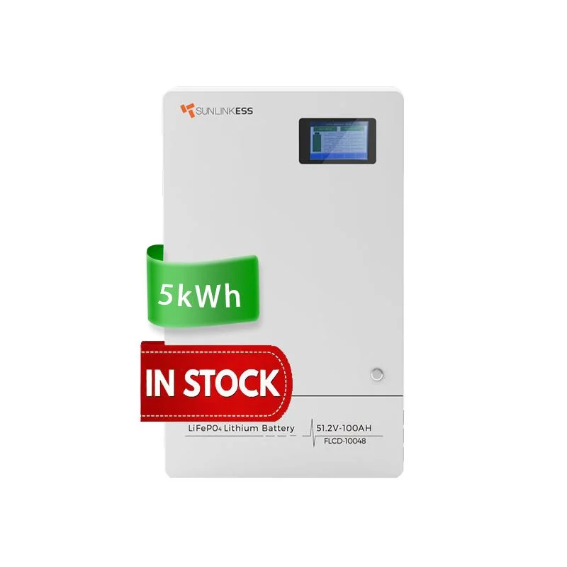 Sistema de Energia elétrica Solar de 5 kwh Sunlink Energia de montagem de bateria em rack Bateria de lítio para carregamento solar doméstico