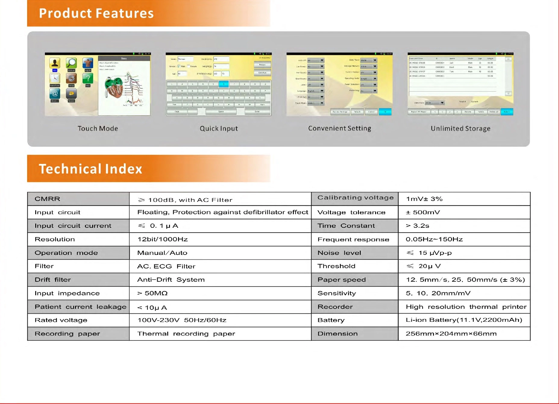 Manufacturer Price ECG Medical CE Approved Digital 12 Channel Cheap ECG