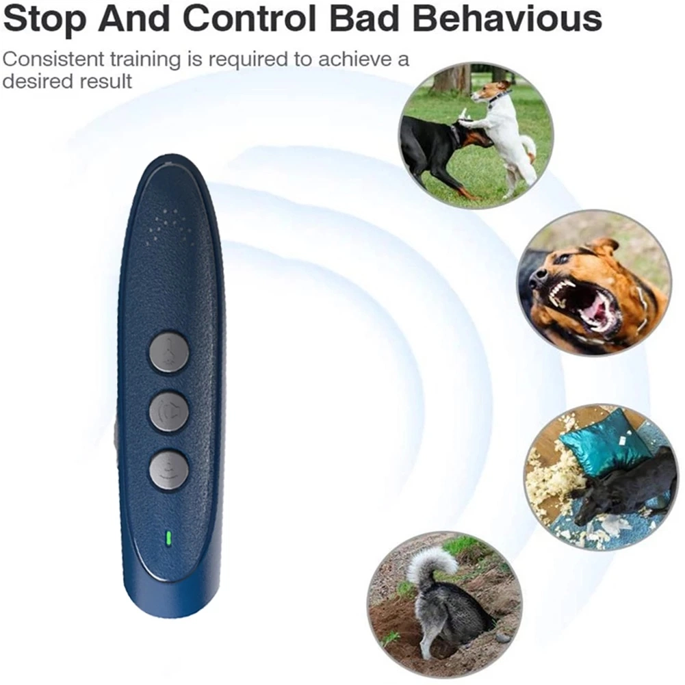 Pets Ultrasonic Repeller Dog Aggressive Stopper Deterrent Outdoor Trainer Pets Aggressive Chaser Stopper Deterrent Tool