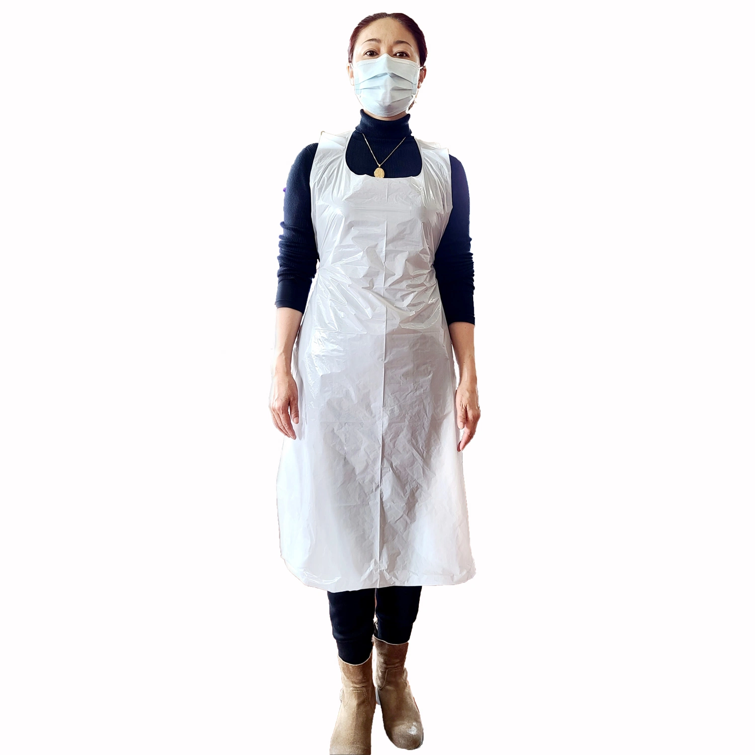 Wholesale/Supplier Personal Protection Cleaning Hospital Disposable HDPE LDPE Bioplastic Apron