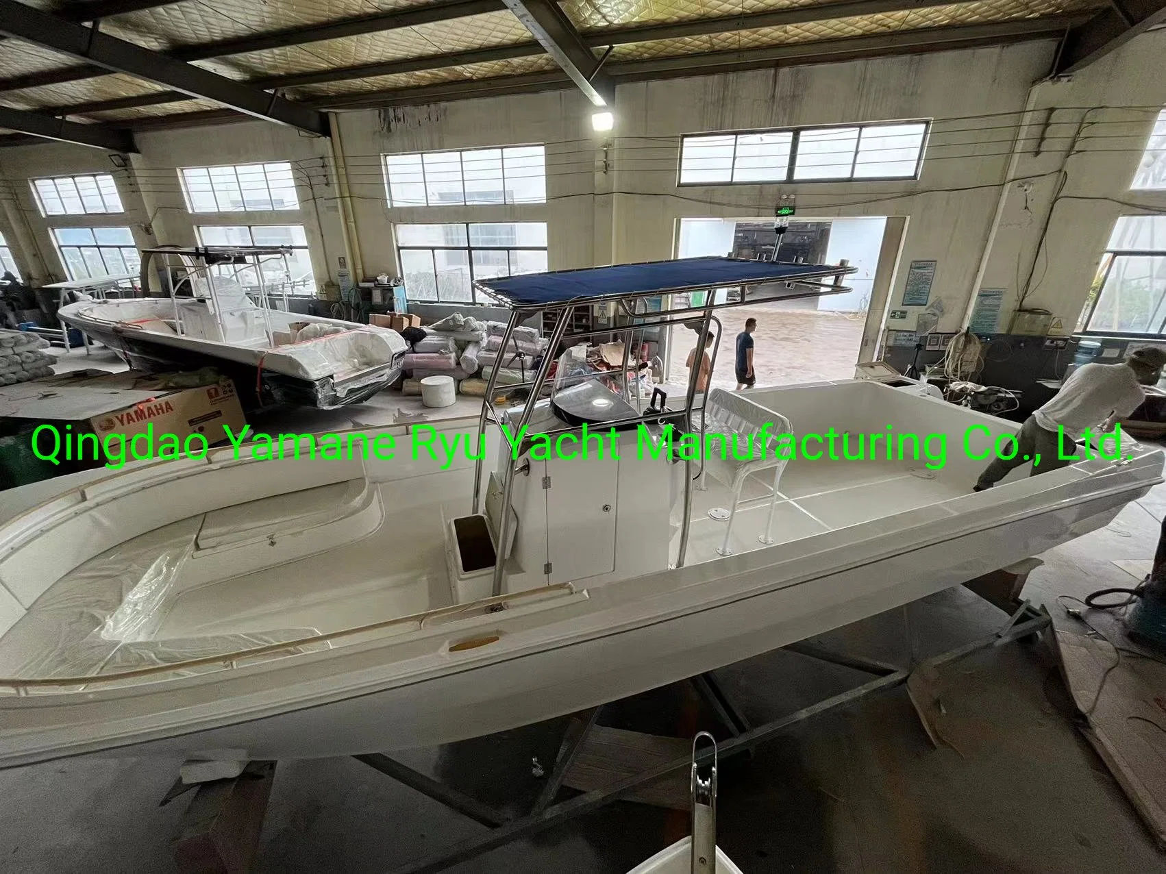 Yamane Yacht 27ft 8,50m Center Console Plane Canopy Fiberglass Fishing Arbeitsboot